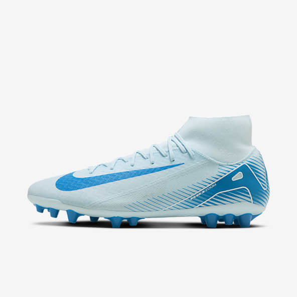 Blue Mercurial Soccer Shoes. Nike
